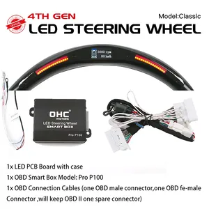 Volant intelligent personnalisé en fibre de carbone TDD avec LED pour Acura Galaxy Pro - Product Image 6