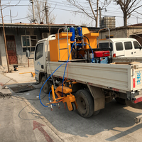 Machine de marquage routier à peinture froide entièrement automatique montée sur camion – Équipement haute performance pour la construction de marquages routiers