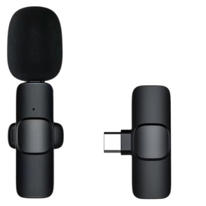 <span class=keywords><strong>K1</strong></span> Không Dây Mini Ve Áo Cổ Áo Clip Microphone Mới Điện Thoại Di Động Phát Sóng Trực Tiếp Thiết Bị Cho Ngoài Trời Phát Trực Tuyến - Product Image 5