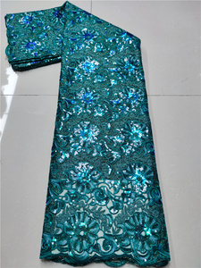 Última tela africana George Basin Riche para material de vestido de novia - Product Image 4