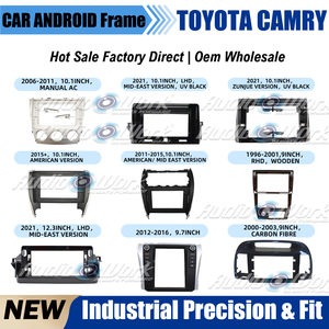 Cadre d'autoradio Android pour tous modèles de voitures, compatible avec Toyota Camry – Accessoires intérieurs, cadre de lecteur DVD de <span class=keywords><strong>voiture</strong></span>, cadre de radio de <span class=keywords><strong>voiture</strong></span> – Vente chaude - Product Image 2