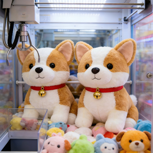 Peluche <span class=keywords><strong>Corgi</strong></span> Mignonne en Gros, Jouet en Peluche Doux et de Haute Qualité pour Distributeur de Jouets - Product Image 1