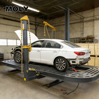 MOLISPEED Machine simple de redressage de châssis automobile avec tour rotative pour la réparation de carrosseries après collision