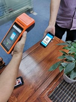 Système de pos de bus avec écran tactile, imprimante nfc android, terminal de point de vente portable, 20 pouces