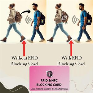 Carte de blocage NFC RFID pour protéger les cartes de crédit et de débit, anti-skimming - Product Image 3