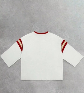 T-shirt de performance pour homme en coton 100 %, coupe oversize, tissu épais et léger, personnalisable - Product Image 2