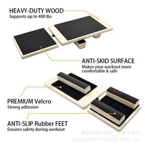 Tabla de Equilibrio de Madera con Superficie Antideslizante para Yoga, Pilates, Entrenamiento de Equilibrio, Ejercicios de Pie sobre una Sola Pierna y Fortalecimiento de Tobillos - Product Image 4