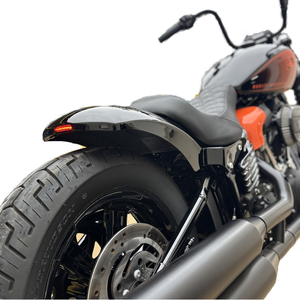 อะไหล่ตกแต่งรถมอเตอร์ไซค์ Softail Street Bob Fat Bob Slim Low Rider Sports <span class=keywords><strong>Glide</strong></span> Heavy Duty รุ่นปี 2018-2024 บังโคลนหลังสั้น ไฟท้าย เบาะนั่งแบบ Bobber - Product Image 2