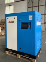 Compresseur d'air à vis sans huile et lubrifié à l'eau de 15 kW avec un grand volume d'air et un moteur à sortie stable