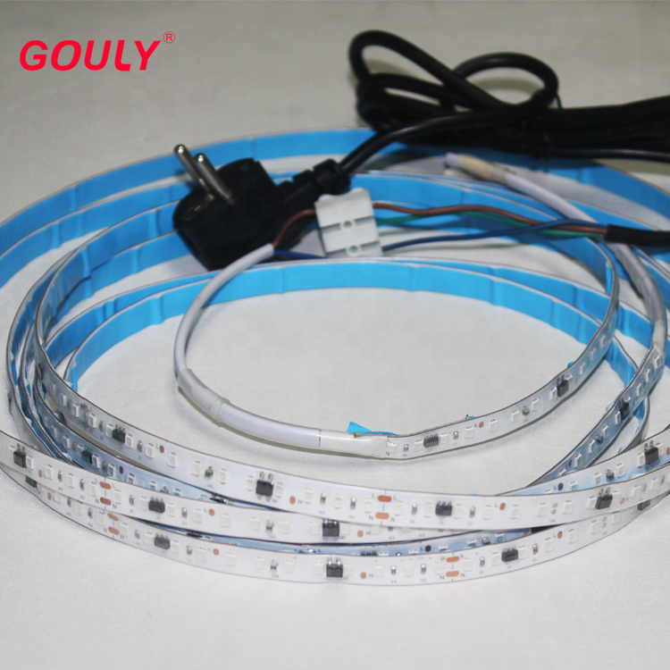 Plug and Play High Voltage Led Strip 120v or 220v Without Transformer Smd2835 White IP65 Flexible Light Led Strip