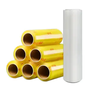 Biodegradable PVC Jumbo Stretch Roll PE Cling Film Supplier for Food Industry Quality Stretch Foil