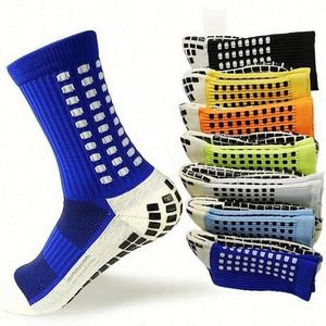 Wholesale Crew Thick Anti Slip Anti-Bacterial Breathable Football Performance Grip <b>Socks</b> Soccer Sport Men Casual Adults Autumn - Product Image 1