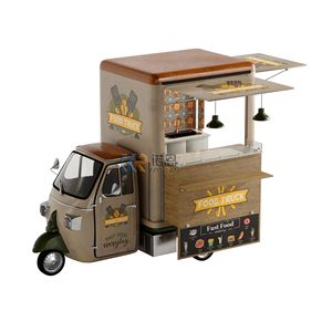 Carrito de Comida de 3 Ruedas, Carrito Móvil de Venta de Helados, Camión de Comida Rápida, Triciclo Eléctrico para Catering de Hot Dogs - Product Image 2