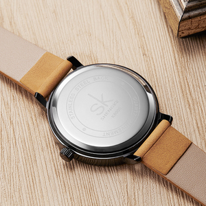 Minimal Comfort Water Resistant Leather Band Ladies Daily Casual Quartz Timepiece - Product Image 3