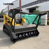 Cina mini skid steer caricatori EPA omologati cingoli in gomma mini skid steer loader con Forest tracciatrice