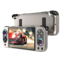 جهاز ألعاب محمول D50MAX بشاشة لمس 5 بوصة، مخرج عالي الدقة، عصا تحكم مزدوجة، إضاءة RGB، ذاكرة وصول عشوائي 3 جيجابايت، تخزين 64 جيجابايت، واي فاي، نظام أندرويد