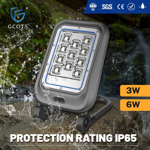 GCOTS 3W 6W Portable LED <b>Flood</b> Lamp Rechargeable USB Work <b>Light</b> Water Outdoor Camping and Garden Use - Product Image 6