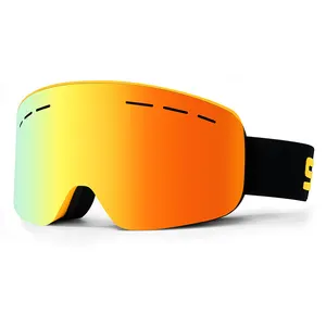 Половинная оправа, модные лыжные очки UV400 lunettes de soleil, цена, премиальные лыжные очки со вставками по рецепту