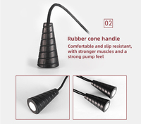 Accessoires de fitness robustes : Poignée conique, Corde de traction pour biceps, Corde pour triceps, Câble de traction pour machine à triceps
