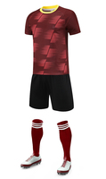 Seragam Latihan Sepak Bola Anak Unisex, Pakaian Tim Poliester, Jersey Sepak Bola Logo Kustom, Celana Pendek, Set Bernapas Cepat Kering