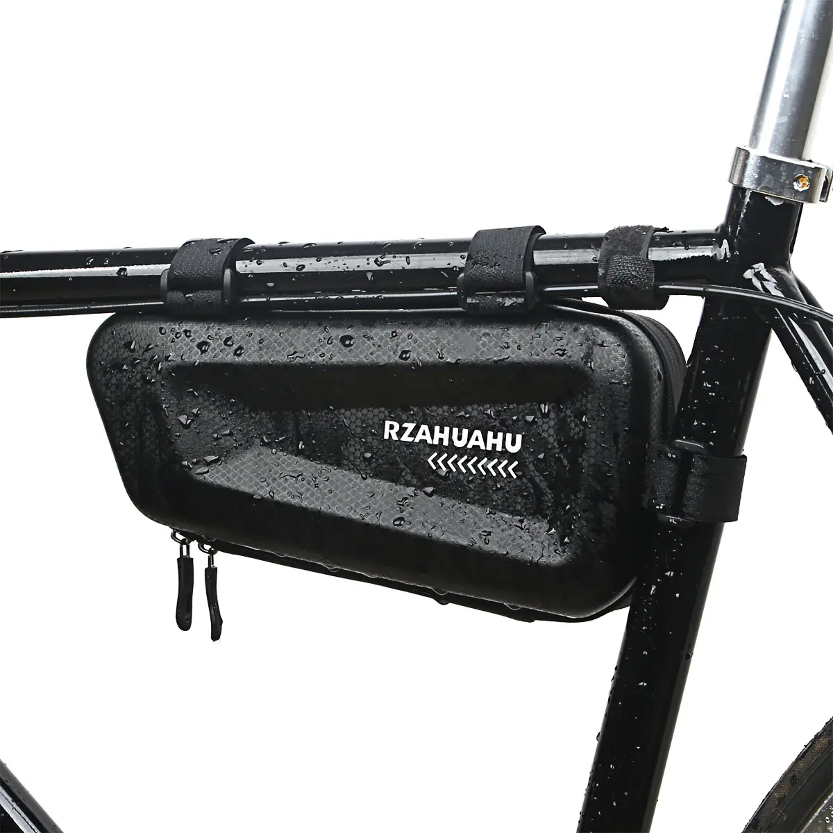 Bike Frame Bag Hard Shell Waterproof Triangle Storage Pouch Bicycle Under Top Tube Bags for Cycling