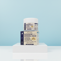 Crème Visage et Corps Coréenne Anti-Âge Hydratante et Éclaircissante avec Glutathion et Vitamine C, Sans Cruauté Animale