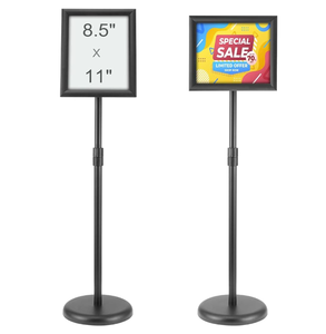 Hookei Aluminum <strong>Display</strong> <strong>Stand</strong> <strong>A3</strong> Poster <strong>Display</strong> Floor <strong>Stand</strong> Poster Frame Adjustable <strong>Paper</strong> Holder - Product Image 4