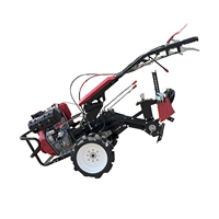 Cultivateur agricole multifonctionnel à démarrage électrique diesel 4WD 186F