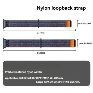 Nueva Correa Deportiva de Nailon para Reloj <span class=keywords><strong>Apple</strong></span> <span class=keywords><strong>Watch</strong></span> Series 10/9/8/<span class=keywords><strong>7</strong></span>, Banda de 46mm 49mm 45mm 44mm, Brazalete Ultra - Product Image 4