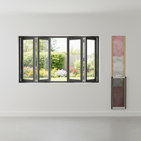 Ventanas de Aluminio NFRC con Mosquitera y Cortinas, Aislamiento Térmico, Diseño Moderno para Baño y Cocina