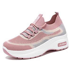 <span class=keywords><strong>Zapatos</strong></span> Casuales Modernos y <span class=keywords><strong>Cómodos</strong></span>, Transpirables <span class=keywords><strong>para</strong></span> <span class=keywords><strong>Mujer</strong></span>, con Suela Gruesa, Plataforma, Punta Redonda - Product Image 2