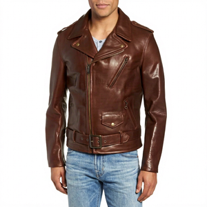 SILK HAWKS INTERNATIONAL Créez Votre Propre Veste d'Hiver en Cuir Respirante pour Hommes sur Mesure Prix de Gros - Product Image 1
