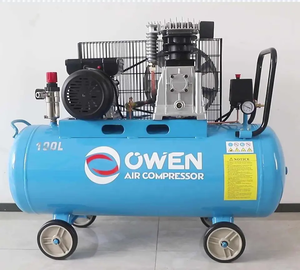 Compresseur d'air électrique portable à entraînement par courroie de 200 L, haute efficacité, pour travaux de construction, fourni directement par l'usine - Product Image 3