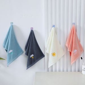 เจียนมู่ ชิงเยว่ผ้าเช็ดหน้าผ้าฝ้ายแท้ 50x25 ซม. ปักลายสำหรับเด็กใช้ในบ้าน - Product Image 4