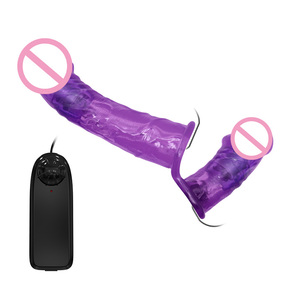 बेइल पर्यावरण के अनुकूल पहनने योग्य ठोस डबल यथार्थवादी कंपन पतला ठोस डबल यथार्थवादी कंपन डिल्डो - Product Image 3