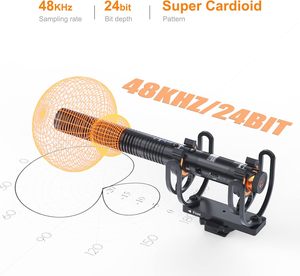 Micrófono de Escopeta <span class=keywords><strong>Comica</strong></span> Vm40/30, con Modos Inalámbricos, Salida Digital USB C, Micrófono de Video Universal Supercardioide - Product Image 5