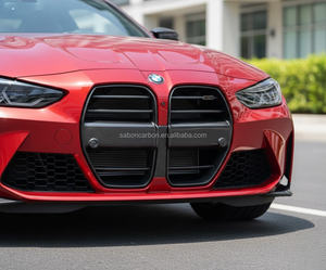 Rejilla Delantera de Fibra de Carbono Seca Estilo ST de 1 Pieza para <span class=keywords><strong>BMW</strong></span> G80 M3 G81 G82 G83 M4 2022-2025 - Product Image 4