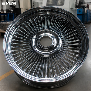 EVOR <span class=keywords><strong>Wheels</strong></span> Yeni Kademeli DÖVME dövme 22 inç Jantlar Krom - Product Image 4
