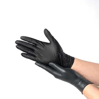Le moins cher de haute qualité couleur rose blanc noir bleu rouge pleine texture doigt texture texture mixte gants en nitrile