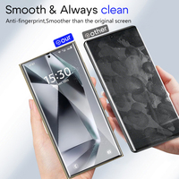 Protection d'écran facile à installer pour Samsung S24 Ultra S23 Téléphone portable Film protecteur en verre trempé avec kit d'installation