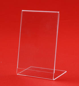 Exhibidor de Folletos A4 de Acrílico Transparente para Escritorio, Soporte de Exhibición de Folletos de Perspex para Oficina - Product Image 4
