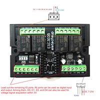 ESC3E05 RISC-V SOC Wi-Fi BLE Papan Pengembangan ESP32 C3 Super Mini RS485 Ekspansi Relay untuk Rumah Pintar IoT 24V 4-Channel