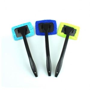 Cepillo de Limpieza Multifuncional de Plástico con Mango Largo, Limpiador de Ventanas, Productos de Limpieza, Accesorios para Automóviles - Product Image 1