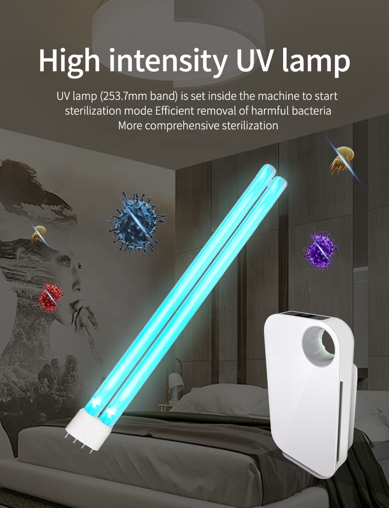 110 В США FCC 5 в 1 истинный HEPA-фильтр uvc озон с УФ-освещением дезинфицирующее средство домашний очиститель воздуха