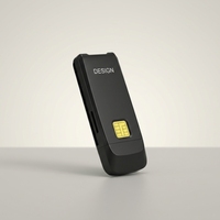 Lecteur de carte de crédit à puce EMV personnalisé pour Android avec USB Type C et prise jack 3,5 mm pour le traitement des paiements mobiles