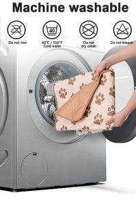 Großhandel <span class=keywords><strong>Custom</strong></span> All-Season Hunde matten Modern Cloth Training Pad Tier muster Wasch bare Einweg-Pee Pads für Haustiere für Reisen - Product Image 5