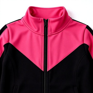 Conjunto Deportivo para Niñas con Bloques de Color, Chaqueta con Cierre y Cuello Alto - Product Image 5
