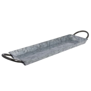 Bandeja para servir comida galvanizada hecha a mano, forma ovalada, fabricante, proveedor, diseño antiguo, bandeja para comida de cocina - Product Image 5