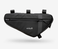Vente flash : sac de selle triangulaire pour vélo, rangement pour téléphone sous le tube avant, sac de cadre de vélo
