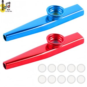 Privé-Ontwerp Kazoo Een <span class=keywords><strong>Instrument</strong></span> Voor Muziek Beginners Populair In De Wereld Te Verbinden Met Vele Muziekinstrument Metalen Kazoos - Product Image 2